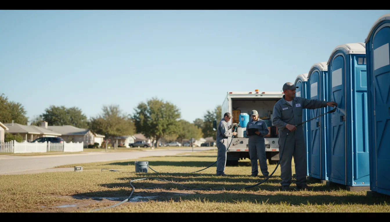 Long-Term Portable Toilet Rental in Detroit, TX near me